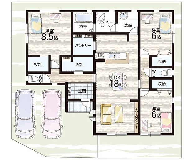 【3LDK+S(納戸)】○平群北小学校・・・徒歩15分 ○平群中学校・・・徒歩22分