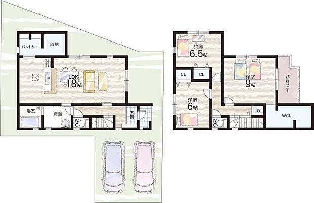 【3LDK】○郡山南小学校・・・徒歩9分 ○郡山中学校・・・徒歩24分