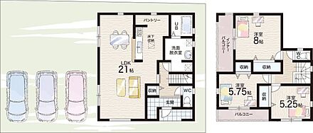 ○下田小学校・・・徒歩５分 ○香芝中学校・・・徒歩１１分 