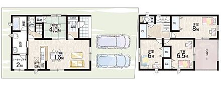 ○飛鳥小学校・・・徒歩20分 ○飛鳥中学校・・・徒歩14分 