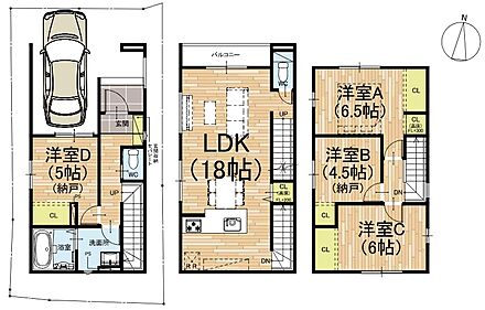 ○乾隆小学校・・・徒歩4分 ○嘉楽中学校・・・徒歩8分 