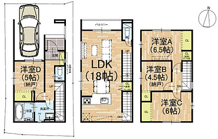 ○乾隆小学校・・・徒歩4分 ○嘉楽中学校・・・徒歩8分 