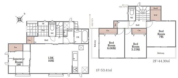 【4LDK】○生駒南第二小学校・・・徒歩20分 ○大瀬中学校・・・徒歩9分
