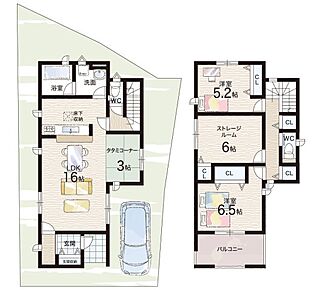 ○私市小学校・・・徒歩6分 ○第四中学校・・・徒歩15分 