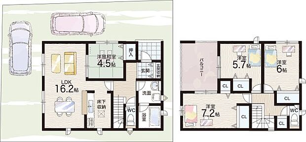 【3LDK】○昭和小学校・・・徒歩23分 ○郡山南中学校・・・徒歩19分