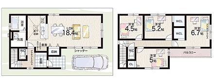 ○荻野小学校・・・徒歩2分 ○荒牧中学校・・・徒歩22分 