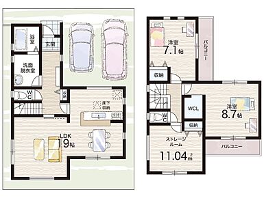 ○枚方小学校・・・徒歩18分 ○枚方中学校・・・徒歩23分 