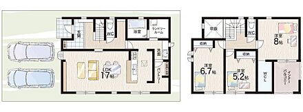 ○志都美小学校・・・徒歩16分 ○香芝北中学校・・・徒歩17分 