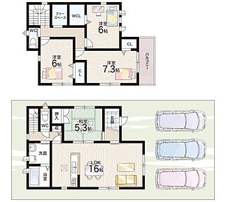○新庄北小学校・・・徒歩13分 ○新庄中学校・・・徒歩31分 