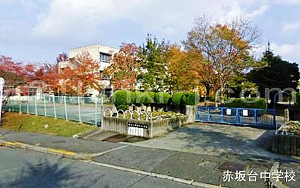 堺市立赤坂台中学校 徒歩800m
