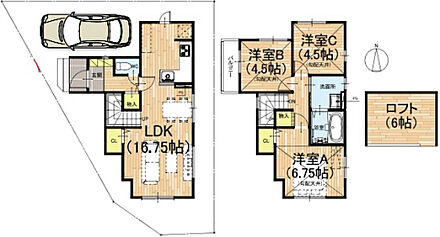 ○鈴原小学校・・・徒歩3分 ○南中学校・・・徒歩18分 