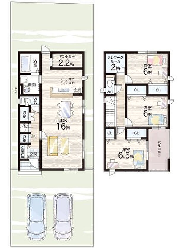 【3LDK】○五個荘小学校・・・徒歩24分 ○五個荘中学校・・・徒歩21分