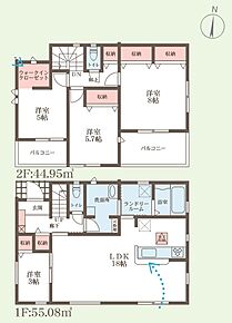 ○東登美ヶ丘小学校・・・徒歩2分 ○登美ヶ丘北中学校・・・徒歩7分 