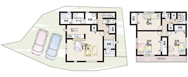 【3LDK】○生駒南小学校・・・徒歩11分 ○生駒南中学校・・・徒歩7分