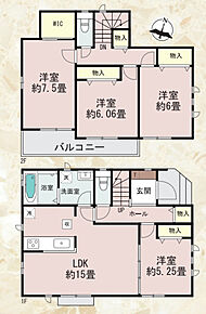 ○武庫北小学校・・・徒歩4分 ○常陽中学校・・・徒歩8分 