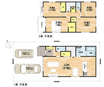 ○南池田小学校・・・徒歩17分 ○南池田中学校・・・徒歩22分 