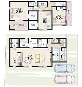 ○広陵西小学校・・・徒歩20分 ○広陵中学校・・・徒歩11分 