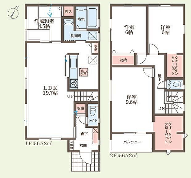 【3LDK】○奈良市立三碓小学校・・・徒歩15分 ○奈良市立富雄中学校・・・徒歩9分