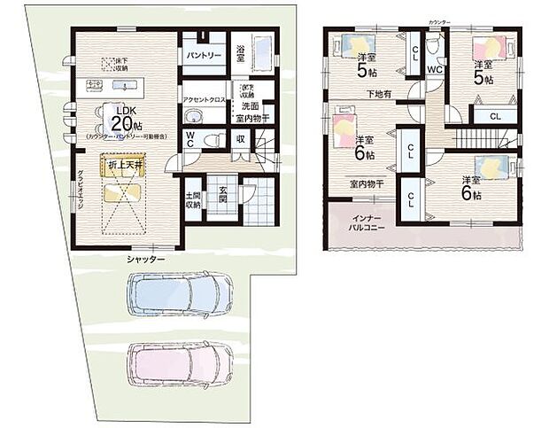 【3LDK】○前栽小学校・・・徒歩8分 ○西中学校・・・徒歩15分