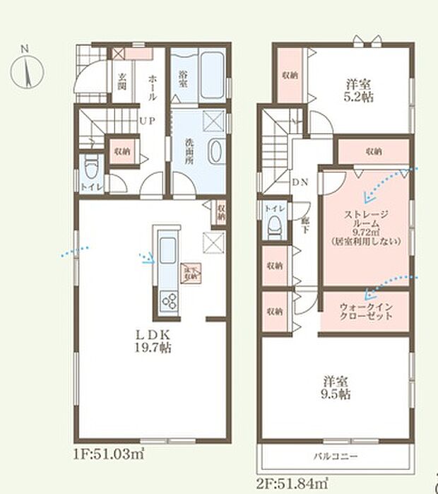 【2LDK+S(納戸)】○恵我小学校・・・徒歩22分 ○第四中学校・・・徒歩17分