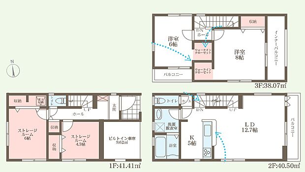【2LDK+S(納戸)】○神石小学校・・・徒歩6分 ○旭中学校・・・徒歩28分