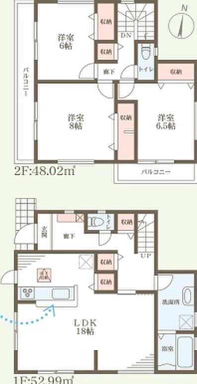 【3LDK】○相楽小学校・・・徒歩2分 ○木津中学校・・・徒歩4分