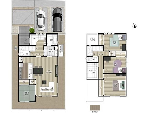 【3号地】間取図