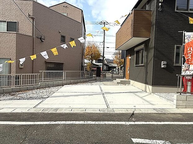 【29号地】並列駐車で車の出し入れ楽々！