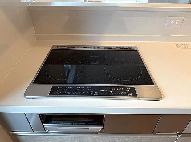 【【1号地】キッチン】お掃除楽々、安心安全のIHクッキングヒーター♪