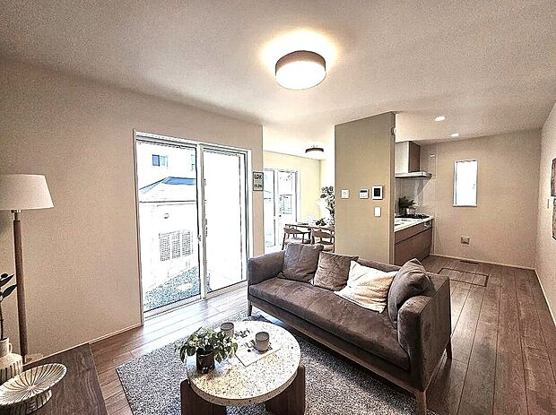 【【3号棟】リビング】LDK広々15.3帖！