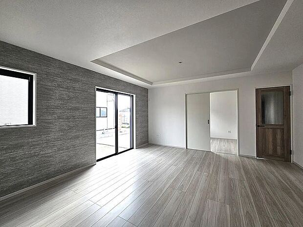 【【1号棟】リビング】南向きの明るいLDK♪