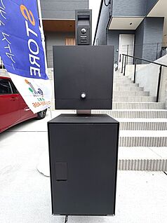 宅配ボックス付き機能門柱