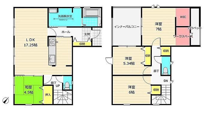 【間取図】