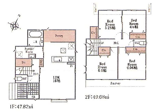 A号棟間取図