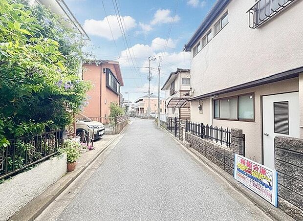 現地前面道路