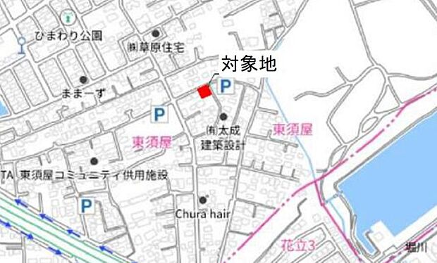 ■カーナビ:合志市須屋1478ー27付近