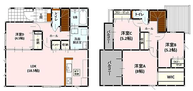 ２号棟｜間取り