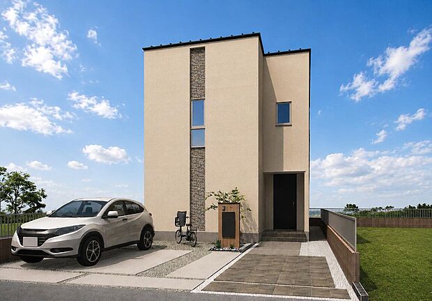 ◆1号地／外観◆
変化する暮らしに寄り添う、繋がりが心地良い住まい