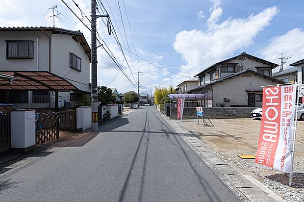 【◆前面道路(西向き)◆】南側:市道 福泊16号線5.98m