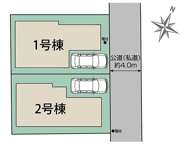 練馬区立野町2棟 区画図