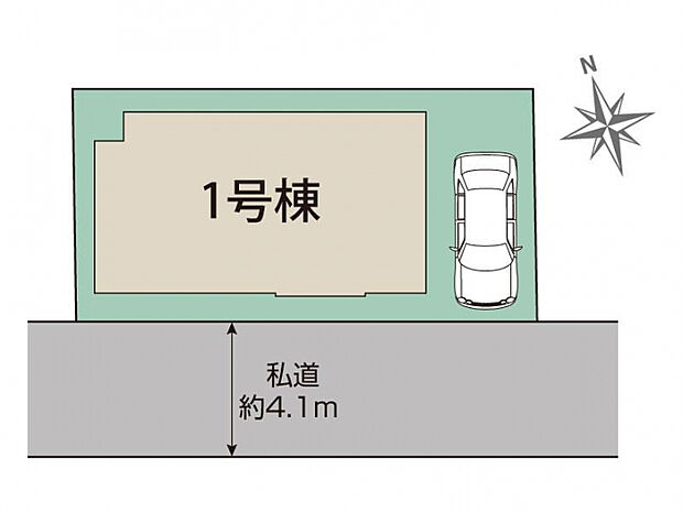 茅ヶ崎市高田2丁目1棟 区画図