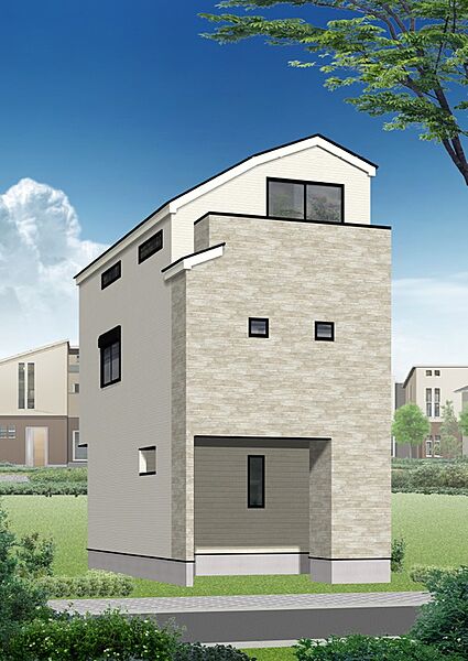 『A号棟完成イメージパース』
いつまでも美しい外観を…
サイディングは16ミリ・マイクロガードを採用
汚れを雨水で洗い流すセルフクリーニング機能付き
実際の素材をショールームにて確認出来ます。