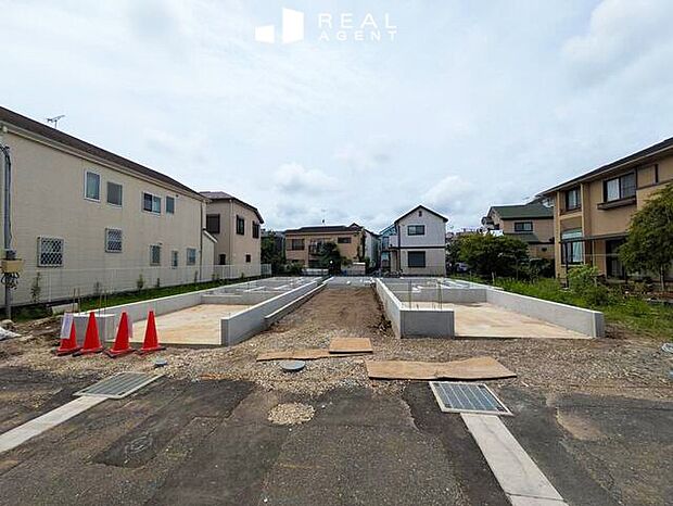 【現地撮影】現地をご案内の際は、現在の陽当たり状況、今後の陽当たり状況、建物配置をイメージ出来る様に詳しくご説明をさせて頂きます。