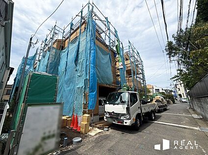 現地前面道路