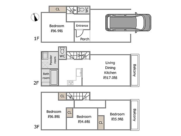 【D号棟参考プラン例】（建物込5180万円、土地面積65.71m2、建物面積114.48m2）
期間限定！建物フリープランに付き、お客様のご要望をお聞かせください！