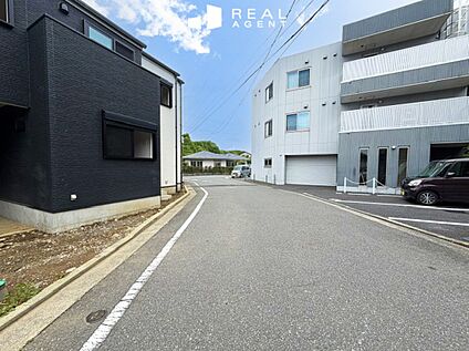 現地前面道路