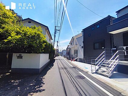 現地前面道路