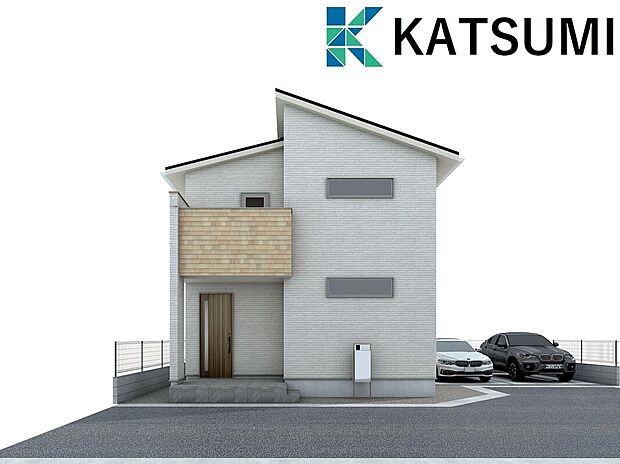 【外観イメージ】
耐震等級３で安心の住まい。宅配BOX、EVコンセントなどオプション要らずの充実設備で便利で快適な暮らしを！資料請求や現地へのご案内は、お気軽にお問い合わせください。