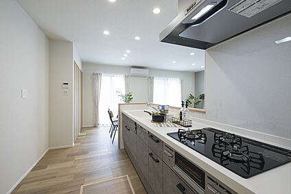 【1階キッチン/2号地モデルハウス】