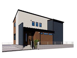 ＜川越市小中居＞敷地面積71坪超・オシャレなデザイン住宅 外観